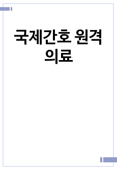 국제간호 원격의료