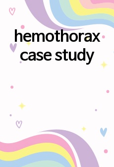 hemothorax case study