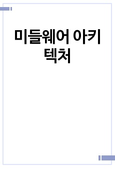 미들웨어 아키텍처