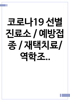 코로나 파견 2년째 경력자가 얘기해주는 코로나19 선별진료소 / 예방접종 / 재택치료/ 역학조사 등 기간제근로자 합격 꿀팁 / 면접 준비에 필요한 상세 지침!!!!