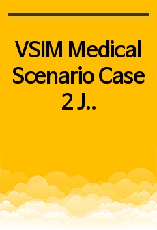 VSIM Medical Scenario Case 2 Jennifer hoffman