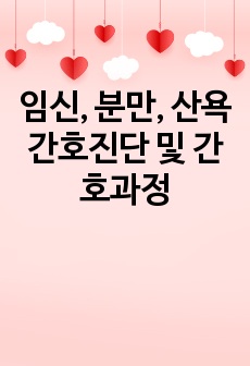 임신, 분만, 산욕 간호진단 및 간호과정