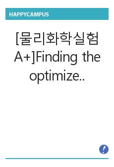 [물리화학실험A+]Finding the optimized molecular structure and its energy by theoretical approach