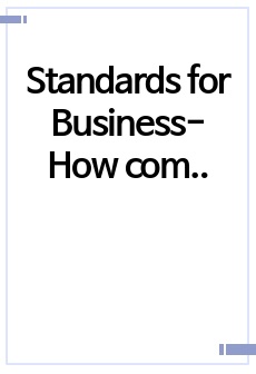 Standards for Business-How companies can benefit from participation in international standards setting [by Dr. Henk J. d..