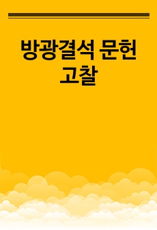 방광결석 문헌고찰