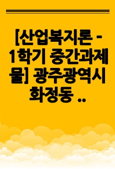 [산업복지론 - 1학기 중간과제물] 광주광역시 화정동 붕괴사고에 관하여