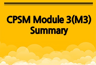 CPSM Module 3(M3) Summary