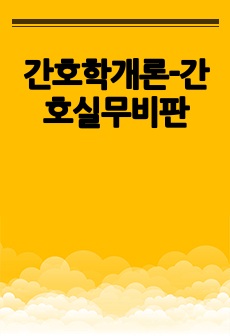 간호학개론-간호실무비판