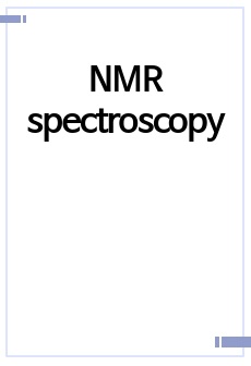 NMR spectroscopy